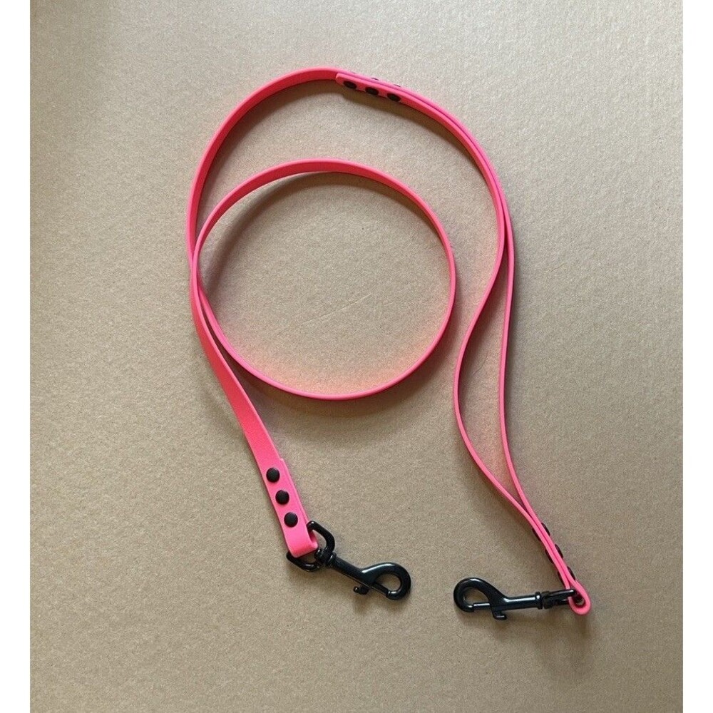 4’ Biothane Hands Free Dog Leash w/ traffic control handle - 5/8" width USA Made